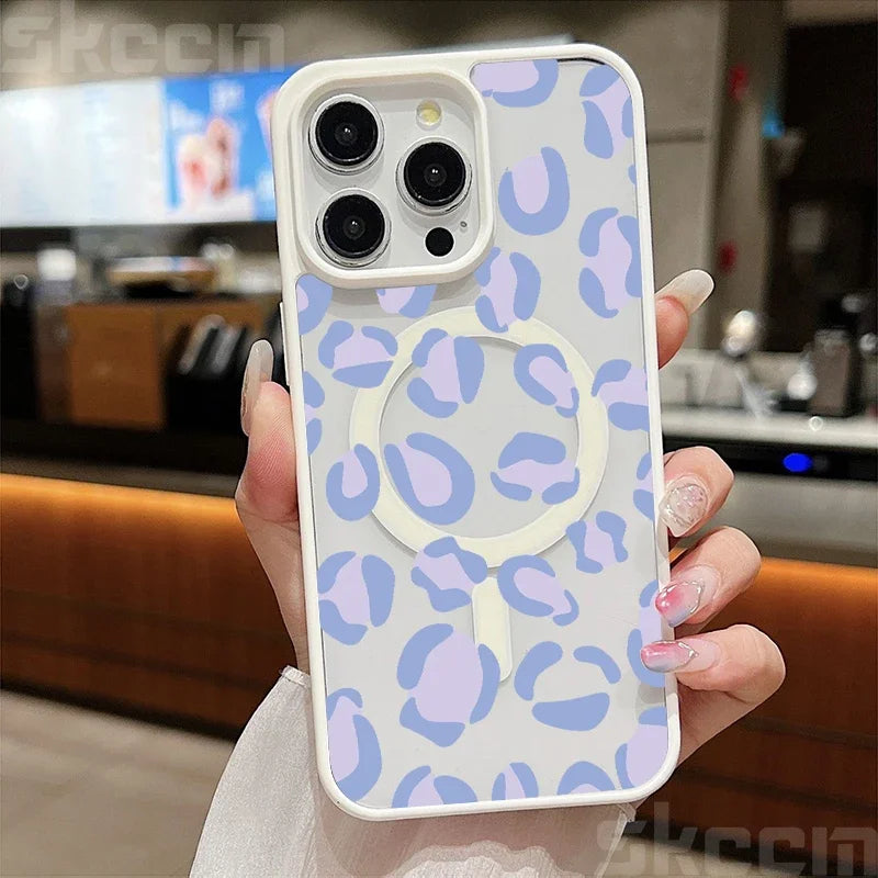 Leopard Print MagSafe Magnetic Case (XS-16E Pro Max)