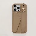 Luxury Wrist Strap Card Holder Case