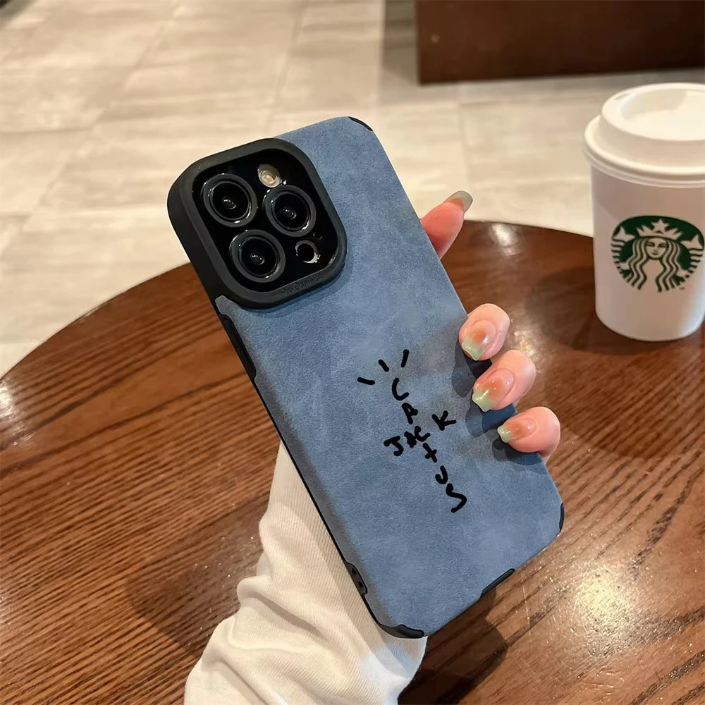 Flip-Style Genuine Leather Protective Case