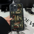 Bookshelf Creative Pattern Shockproof Case (7-17 Air/Pro Max)