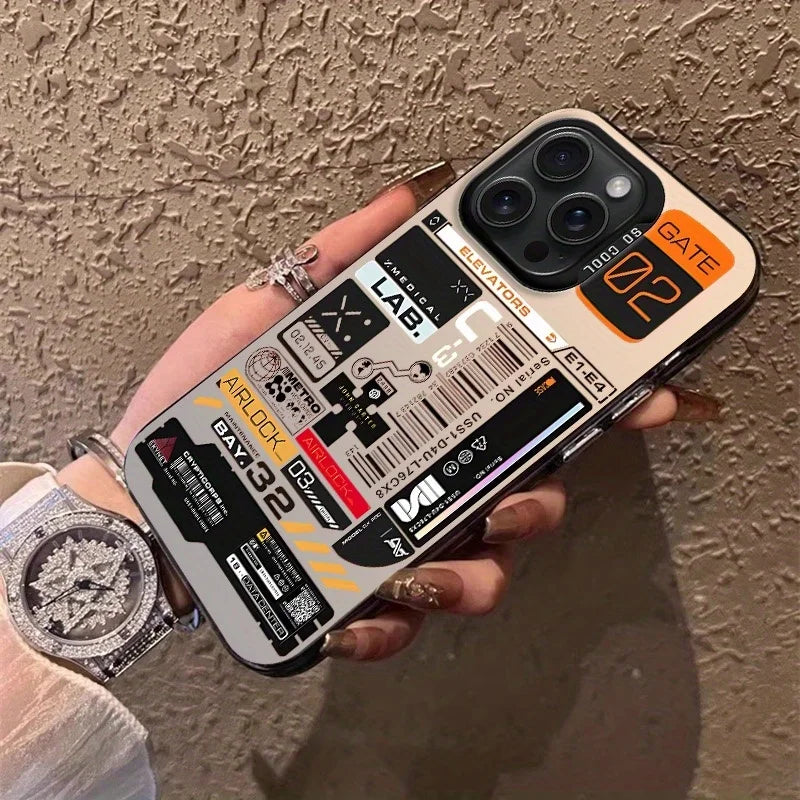 Cool Circuit Board Print iPhone Case (11-17 Pro Max)