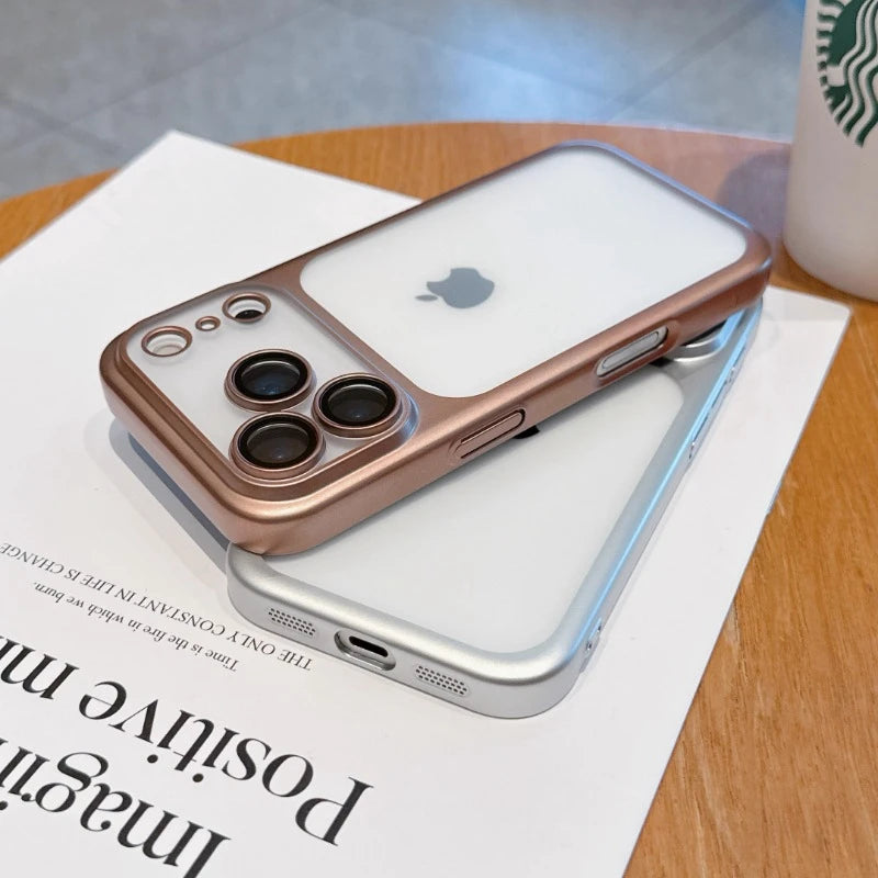 Luxury Soft Matte Electroplating Bumper Case