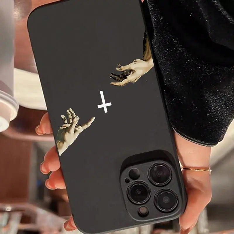 Creative Cross Pattern iPhone Case (XR-16 Pro Max)