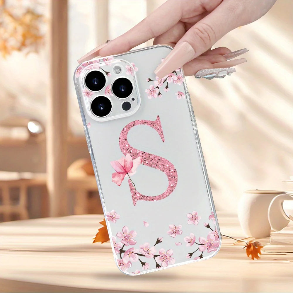 Fashionable Letter S Transparent Case