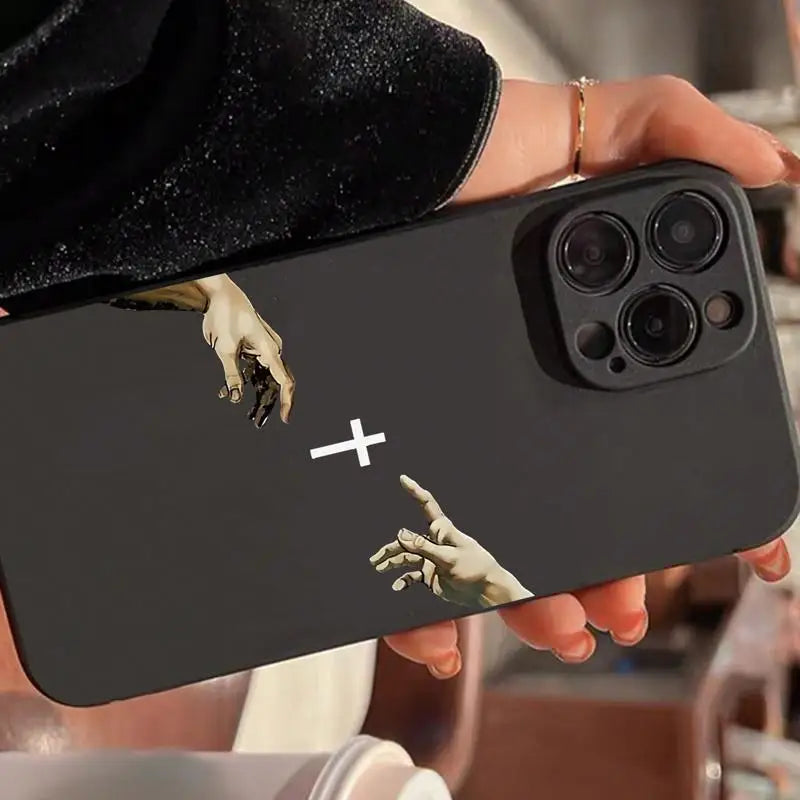 Creative Cross Pattern iPhone Case (XR-16 Pro Max)