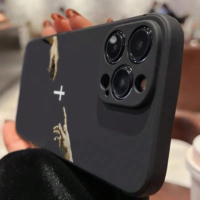 Creative Cross Pattern iPhone Case (XR-16 Pro Max)