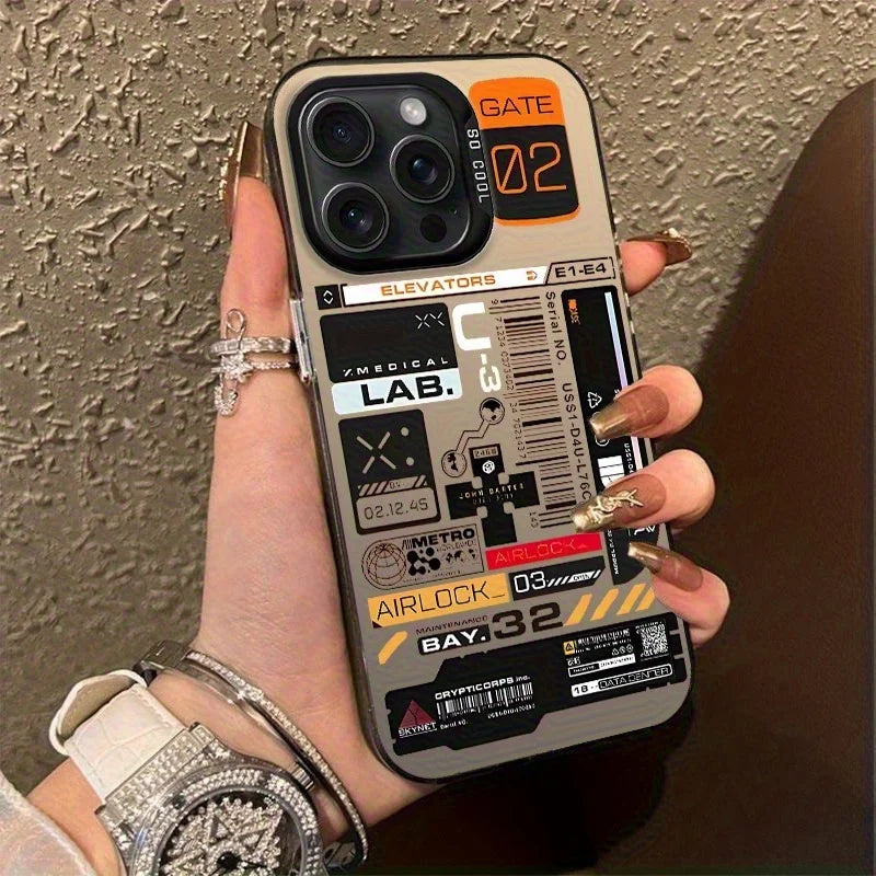 Cool Circuit Board Print iPhone Case (11-17 Pro Max)