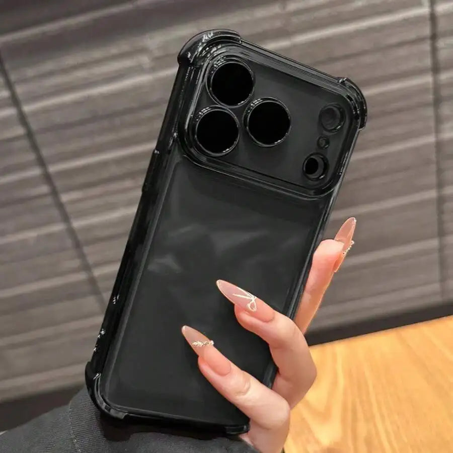 Luxury Plated Transparent Shockproof Case