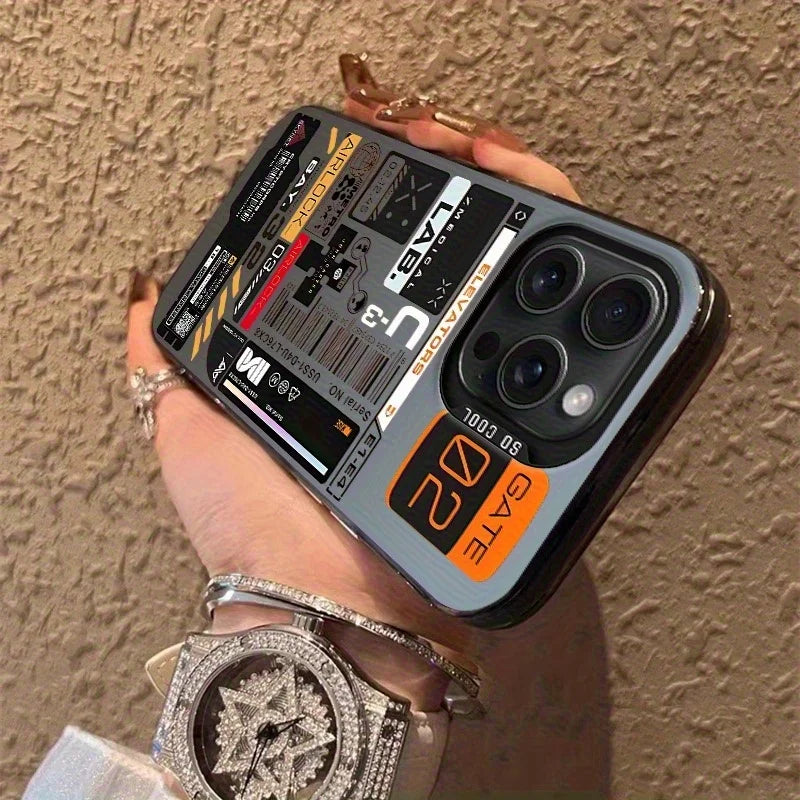 Cool Circuit Board Print iPhone Case (11-17 Pro Max)