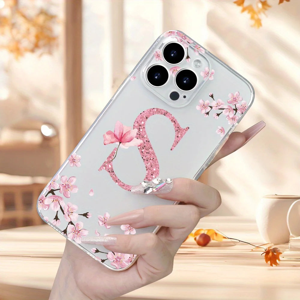 Fashionable Letter S Transparent Case