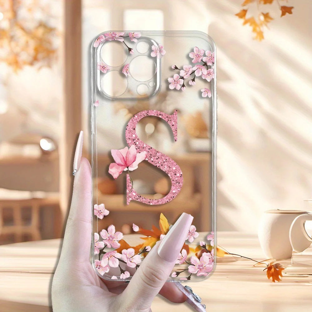 Fashionable Letter S Transparent Case