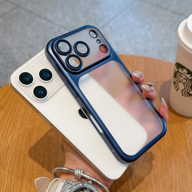 Luxury Soft Matte Electroplating Bumper Case