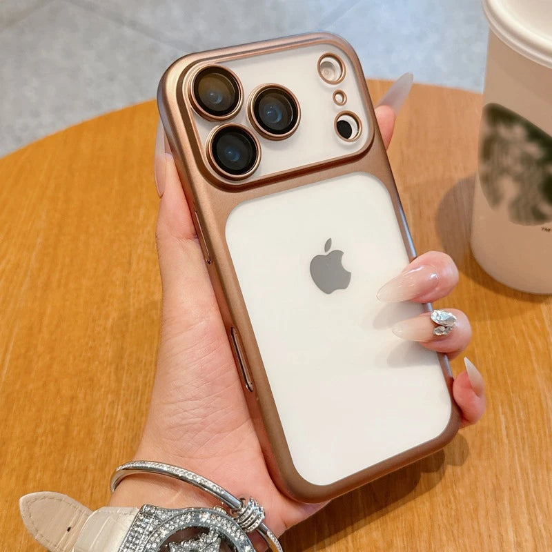Luxury Soft Matte Electroplating Bumper Case