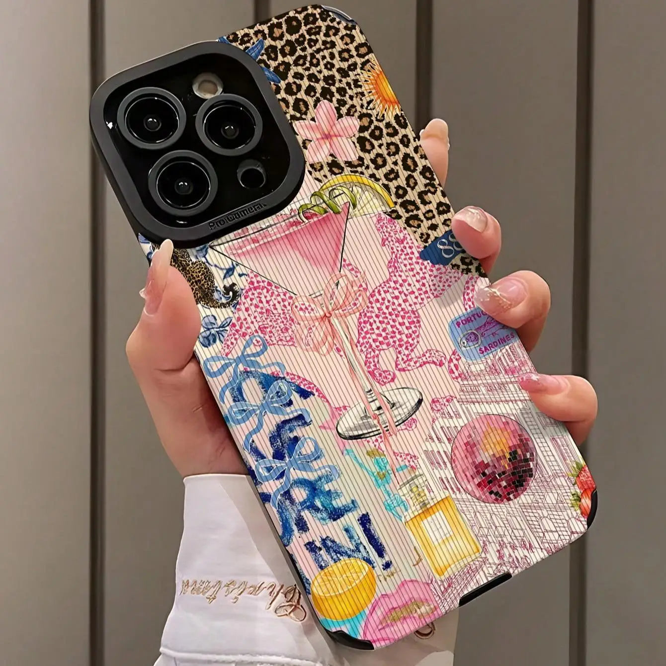 Fashion Leopard-Pattern Anti-Drop Case (12-17 Pro Max)