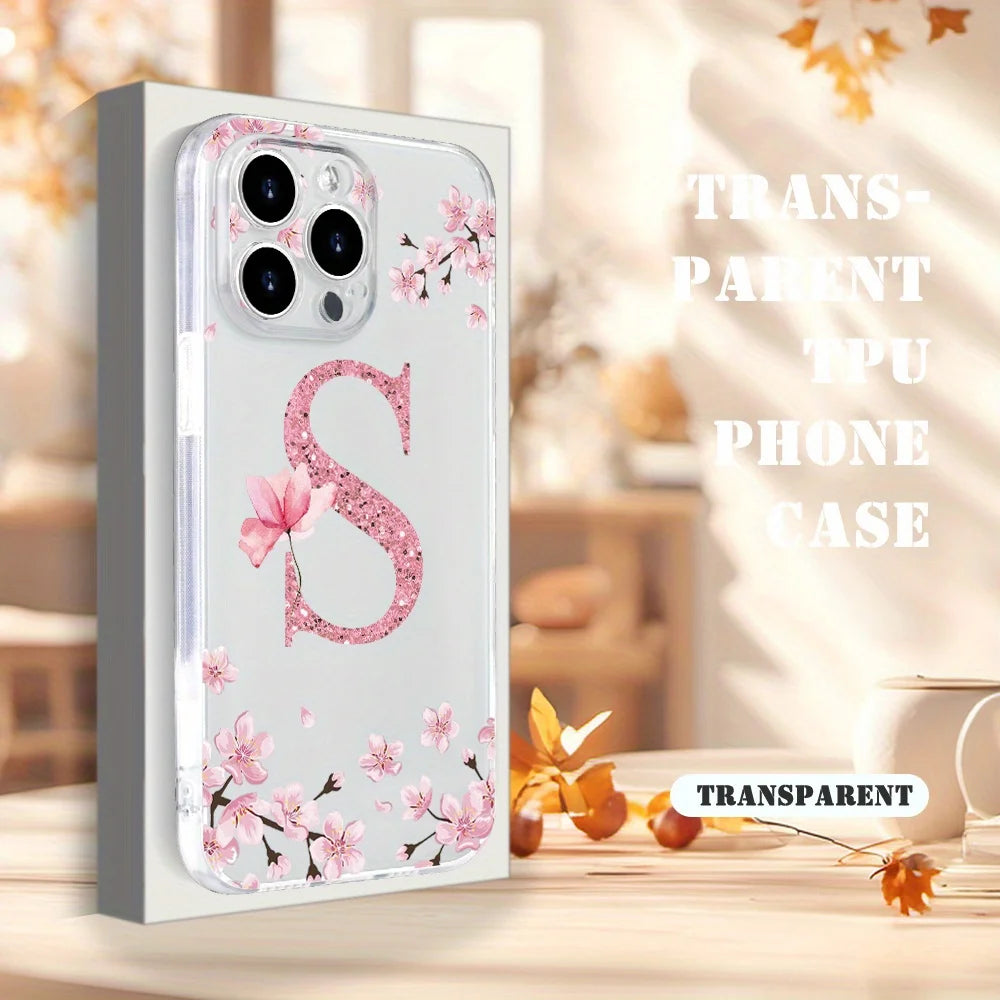 Fashionable Letter S Transparent Case