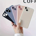 5-Piece Solid Color Anti-Collision Case Set