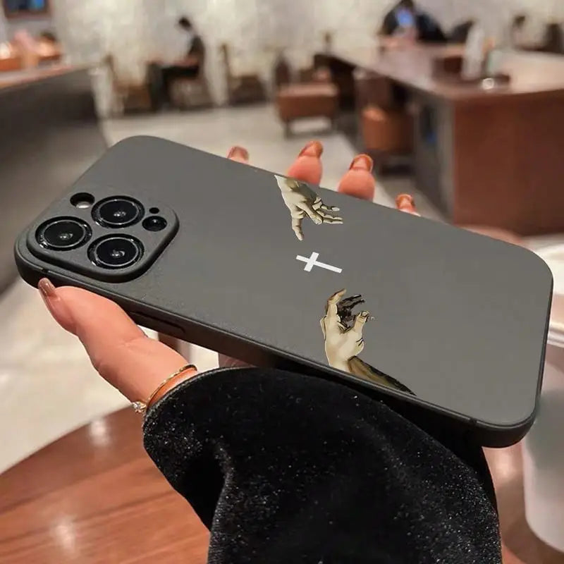 Creative Cross Pattern iPhone Case (XR-16 Pro Max)